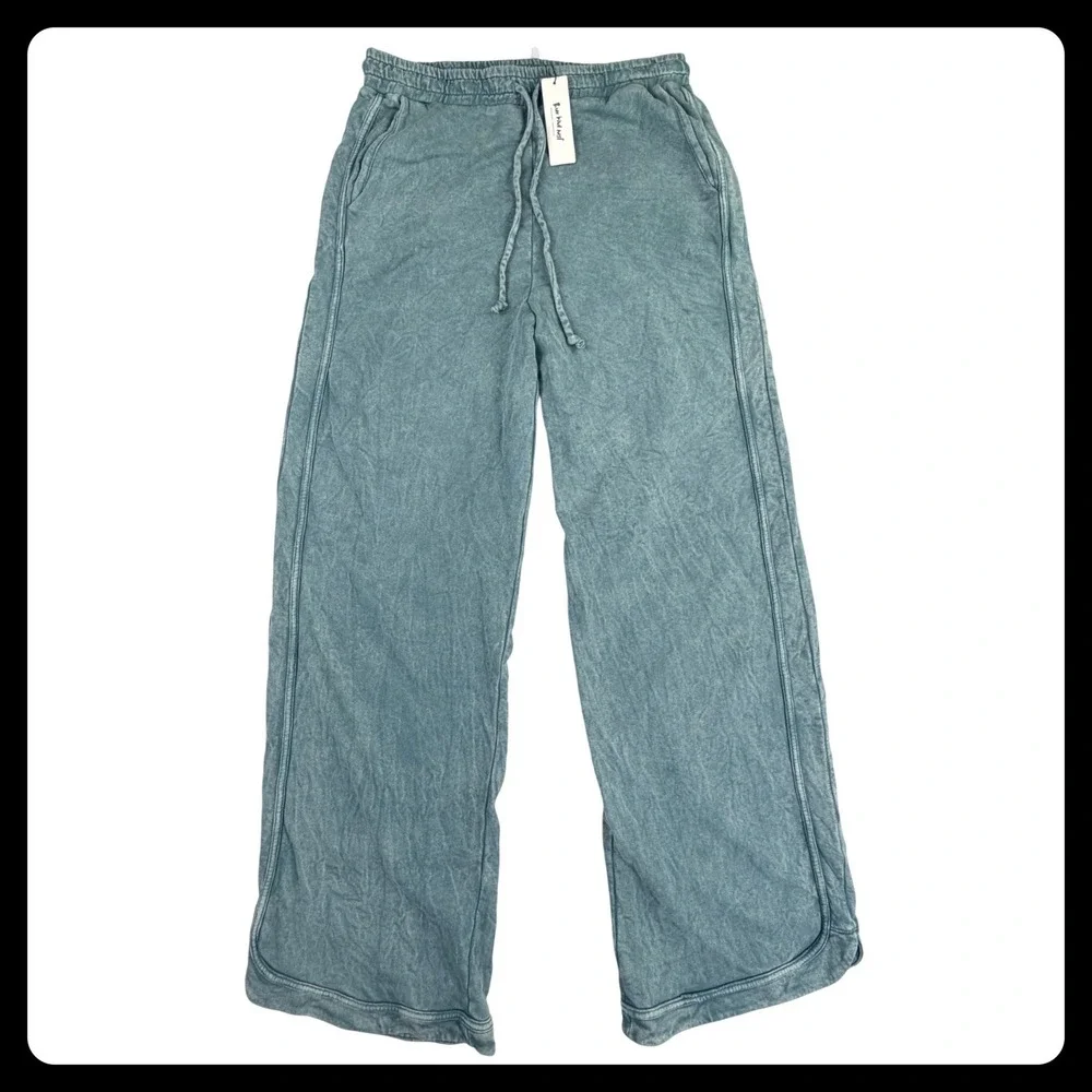 Three Bird Nest Wide Leg Sweatpants Women XL TALL 36